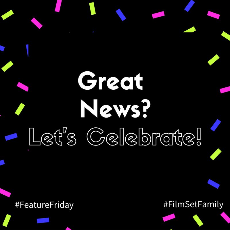 TheFilmSet's tweet image. Have some great news? Share them with us! We'd love to hear. #FeatureFridays #FilmSetfam 
goo.gl/ansMTC