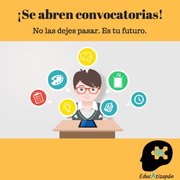 educatizapan's tweet photo. #Convocatoria Programa de #Becas para la obtención de una Laptop: https://t.co/17YgpsCC5s https://t.co/dOR74PDVc2