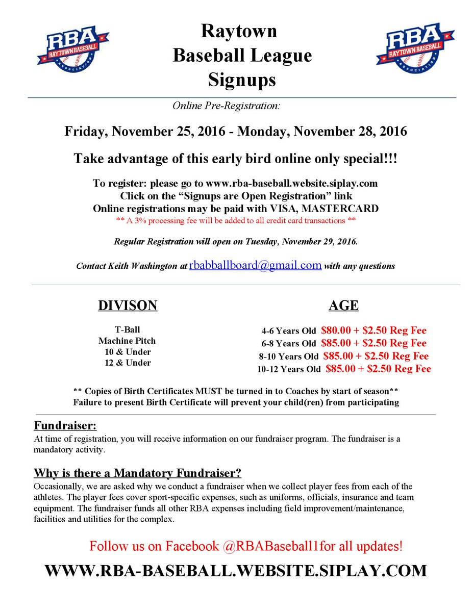 RBA Baseball (RBABaseball) Twitter