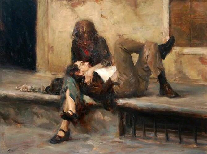 luxream's tweet image. Ron Hicks me da la vida con sus pinturas.
