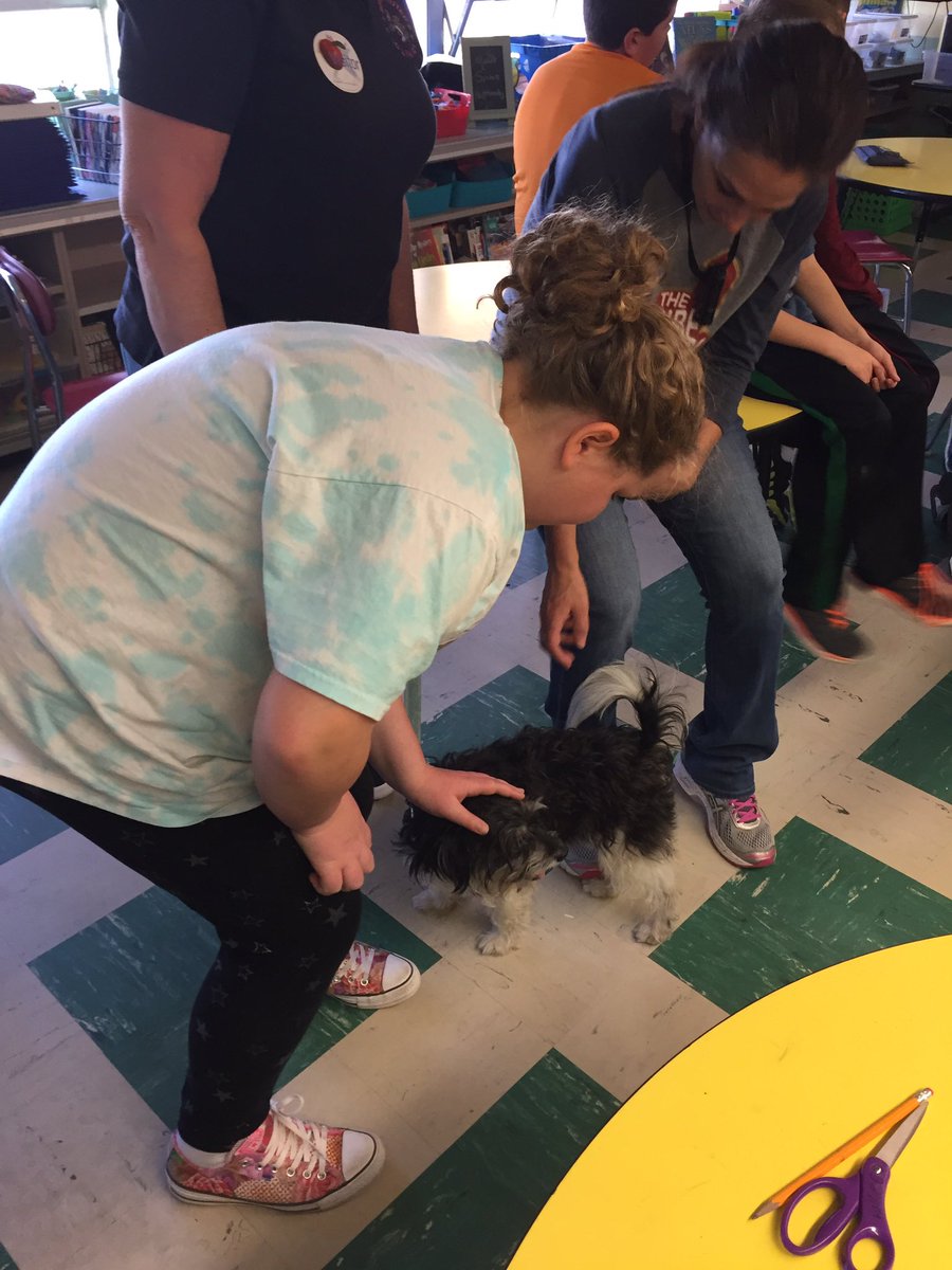 vickiburley64's tweet photo. One of a Kind Pet Rescue came to visit us today!  We will be collecting items to help them! https://t.co/LWrgSV4ned