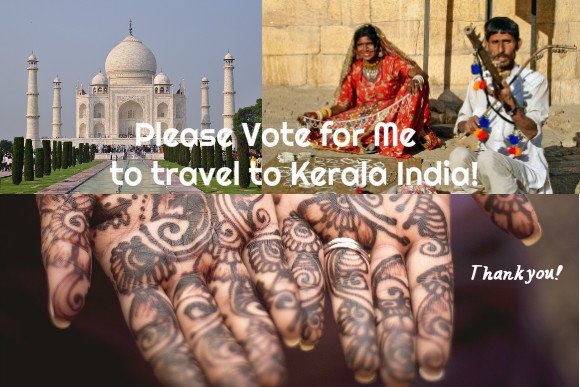carmensluxtrvl's tweet photo. It's always been a dream of mine to travel to #India! Help me make my #tripofalifetime come true, by voting for me! https://t.co/VHqqx9OApP https://t.co/pgoMfv9CLA