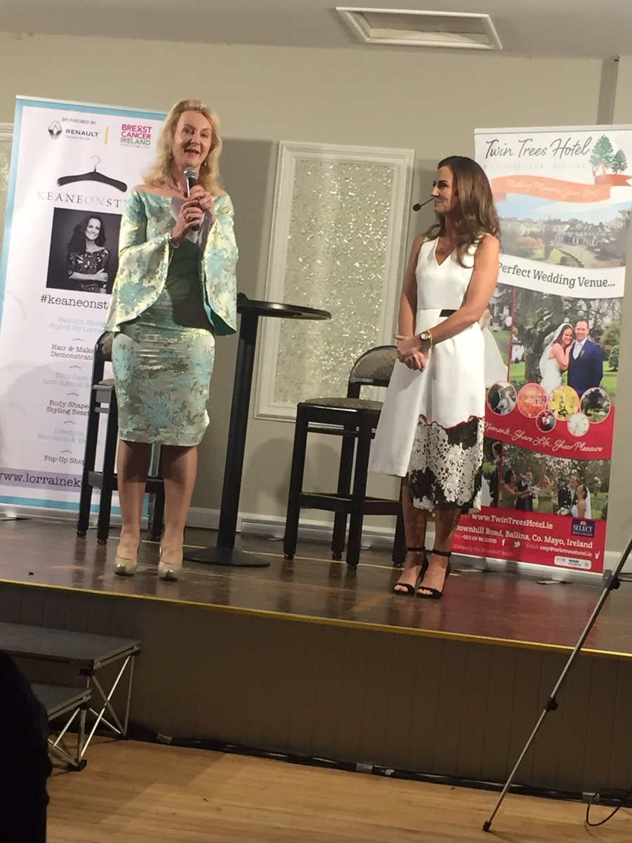 charlenefmakeup's tweet photo. Dr Mary Ryan is here talking us through female health! She says Us as women need to learn to take time to recharge #keaneonstyle https://t.co/VupGsLekFe