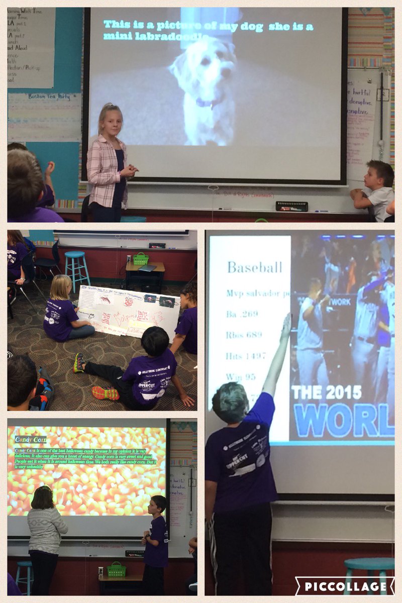 Ss love sharing their interests and passion @KBElementary #geniushourpresentations #kbcougars #interestbasedlearning