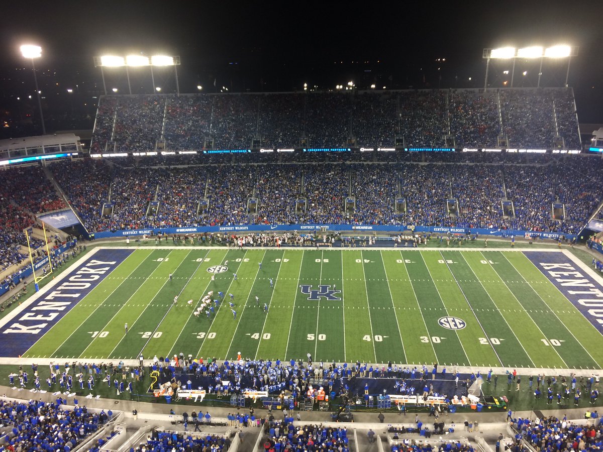 andrewbishup's tweet photo. Big Blue Nation, let's be sure to #PackCWS for our student-athlete seniors tomorrow as #UK takes on Austin Peay! #BBN #WeAreUK #SeniorDay https://t.co/CNf6aDUV1H