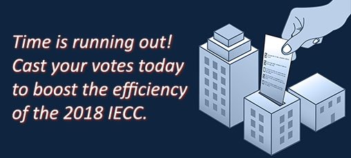 BCAPOCEAN's tweet image. Good news for @IntlCodeCouncil members! #cdpACCESS voting on the #2018IECC has been extended until November 27th. energyefficientcodes.com/power/