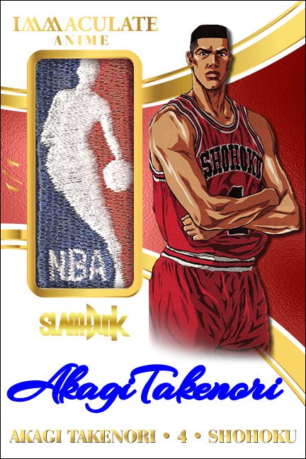 kagegfx's tweet image. Trading card designs. Based on @PaniniAmerica&apos;s #Logoman set

#SlamDunk #AkagiTakenori #Graphics #GraphicDesign