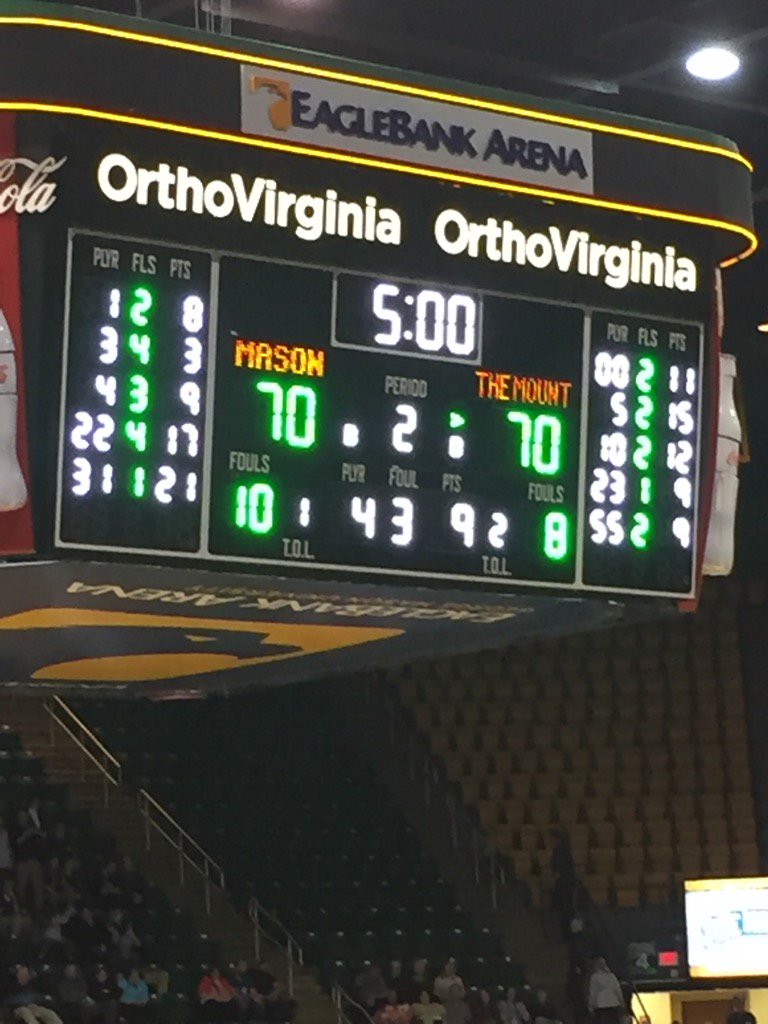 TheREALMASONMAN's tweet photo. Overtime 🏀😳#gmuhoops https://t.co/FSBW5zPiJT