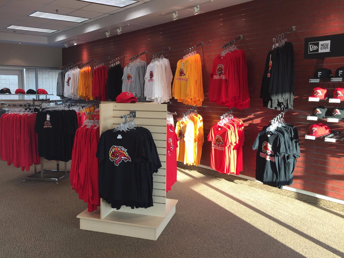 FireFrogsBB's tweet photo. Want to get your hands on Florida Fire Frogs gear tomorrow? Our team store is open on Saturdays from 10am to 2pm! https://t.co/Rrvh9u4FeE
