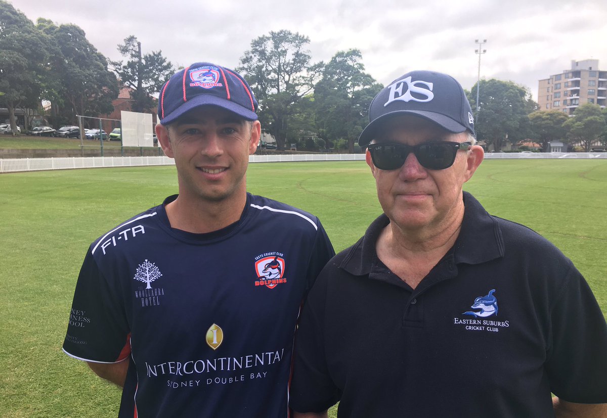 Great to have <a href="/jimmaxcricket/">jim maxwell</a> present <a href="/John_Anderson82/">John Anderson</a> his Club cap. 1st Grade player #691