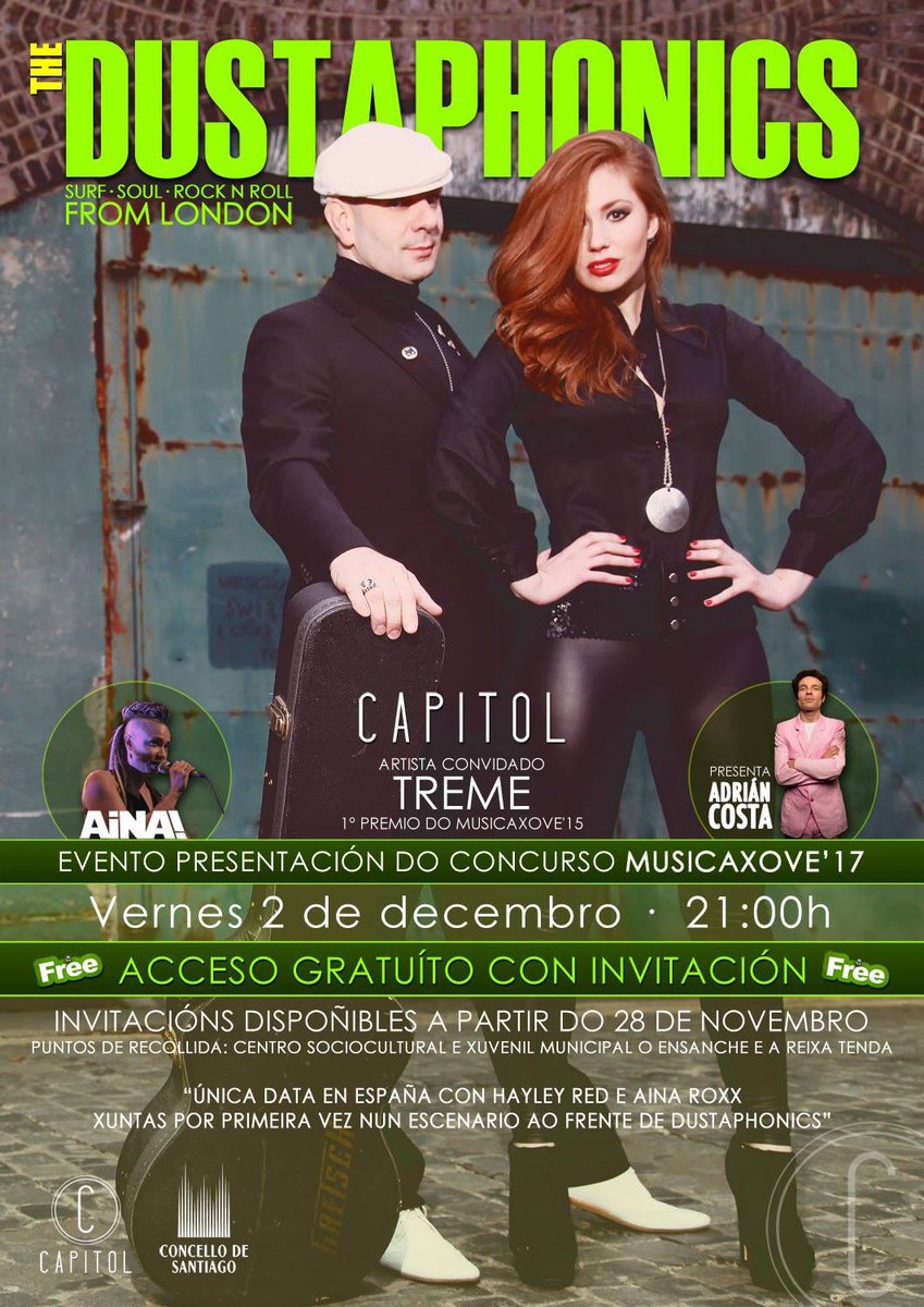 <a href="/HealerSelecta/">Yvan Serrano Fontova</a> <a href="/DUSTAPHONICS/">Dustaphonics London</a> <a href="/SalaCapitol/">Sala Capitol</a> <a href="/ItsOnlyRock_/">It's Only RocknRoll</a> <a href="/LilleVintageW/">Vintage Weekender Music Festival</a> <a href="/spain/">Spain</a> <a href="/santiagocompos/">SantiagodeCompostela</a> <a href="/roubaix/">Ville de Roubaix</a> <a href="/dirtywaterrecs/">Dirty Water Records</a>