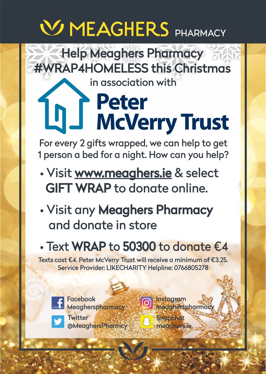 styleyourwayie's tweet image. It costs €4.50 for a homeless person to sleep in a bed tonight. So please text WRAP to 50300 #Wrap4Homeless