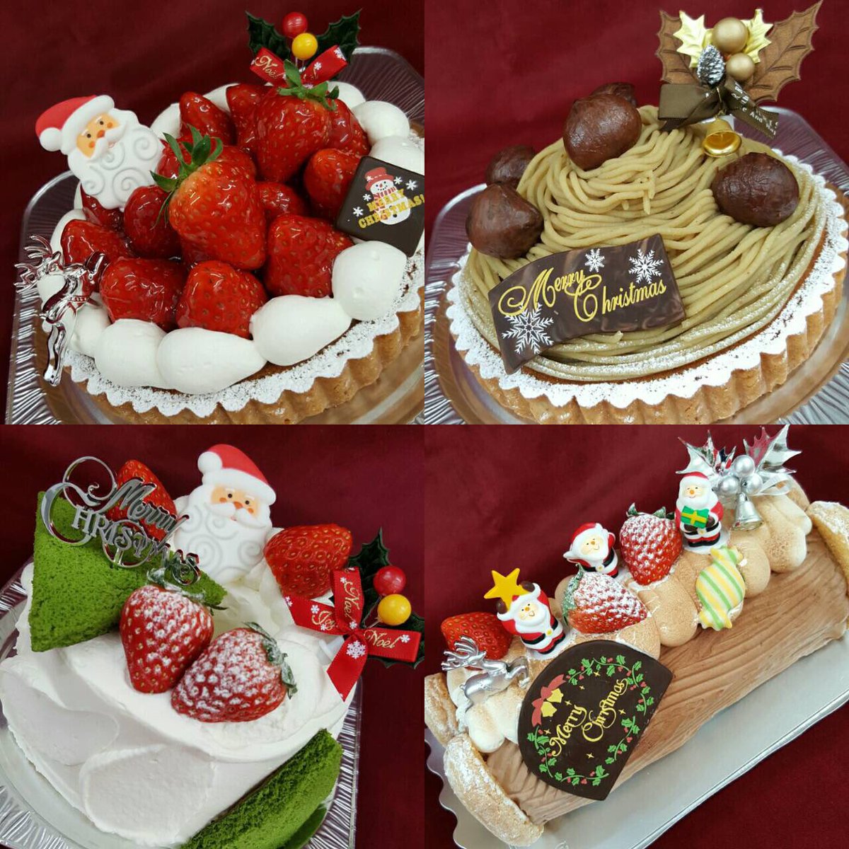 洋菓子店ブラン お知らせ クリスマスケーキ 今年もクリスマスケーキの予約が始まりました 12月23日まで受け付けております 中には販売台数が決まっている限定物も多種ありますので お早めにお願いいたします 詳細は店頭またはお電話にてお