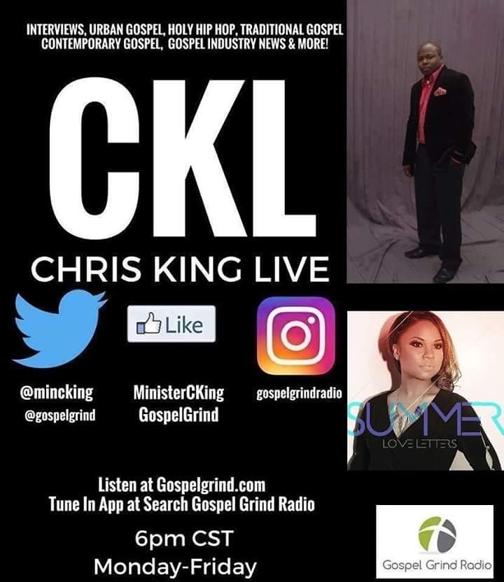 mincking's tweet image. Interview with @summertimesings  next on @GospelGrind with @mincking at GospelGrind.com