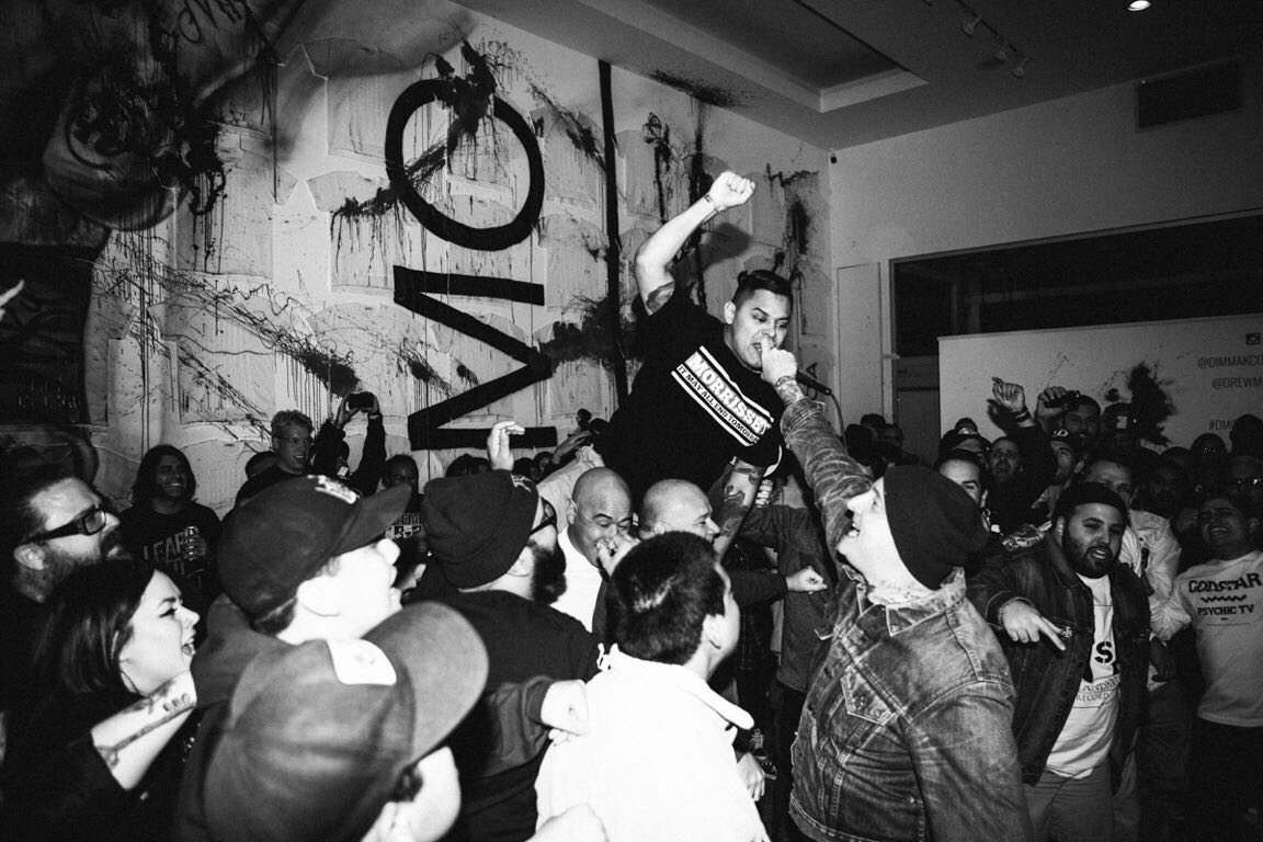 At our @dmcollection pop up event. Thank you #GorillaBiscuits for bringing us back to #DayOne. 🙏🏼🙏🏼🙏🏼 https://t.co/wWkxaxlmtB