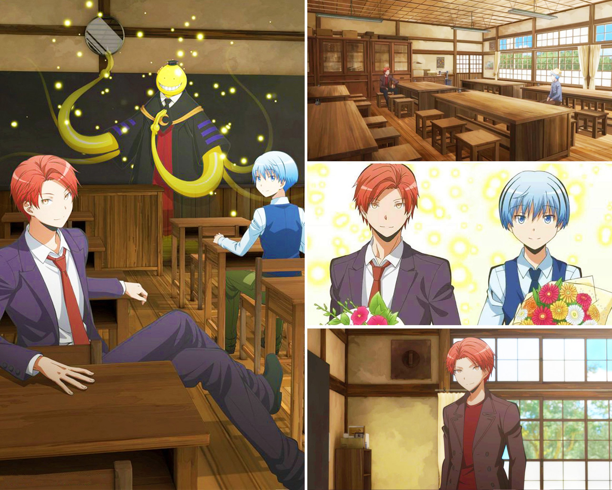 眷青春on Twitter On The Same Day By Pure Happenstance What A Coincidence It Was To Have Karma And Nagisa Visit Their Old Classroom At The Same Time 暗殺教室https T Co Ojg9vdja6k