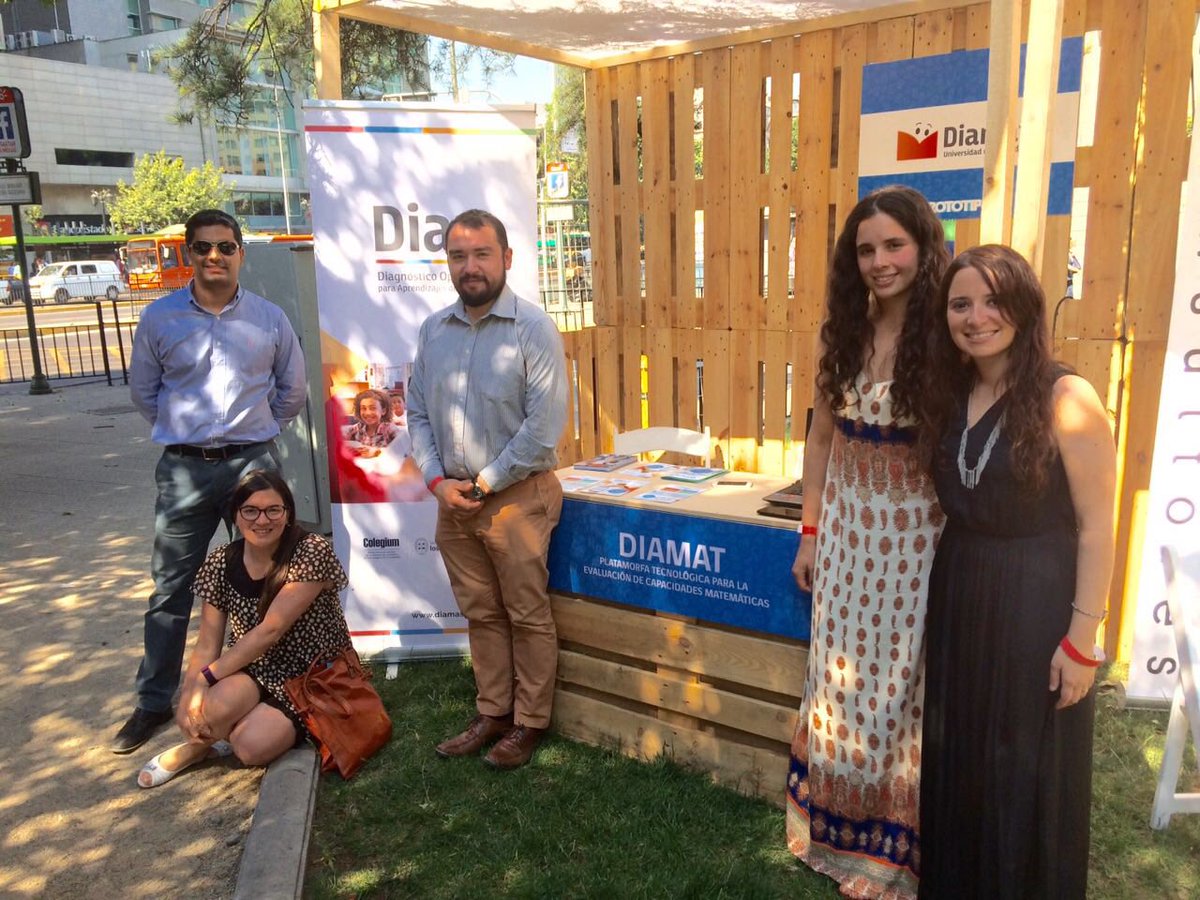Estuvimos en la #FeriaPrototipos con #Diamat. Una plataforma para evaluar capacidades matemáticas en niños que desarrollamos con <a href="/colegium/">Colegium</a>
