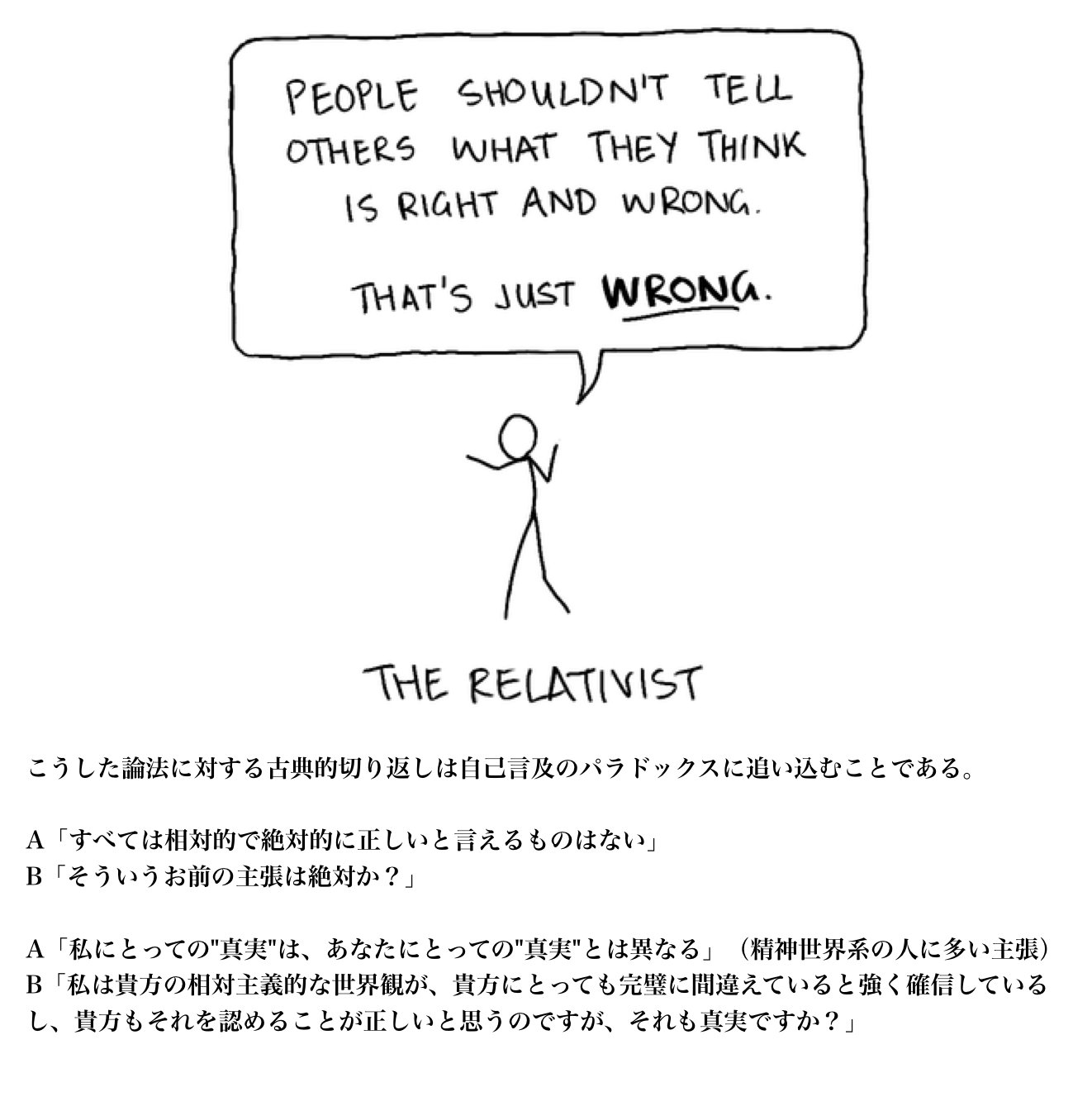 読書猿 独学大全 10刷 合計17万部 紙 電子 On Twitter 誤謬のカタログ 相対主義者の誤謬 真実は人それぞれ などと言って自分が 正しいと主張し続けること 相対主義的な主張は 自分だけは例外だと言外に前提している さもないと自分の主張も相対的で