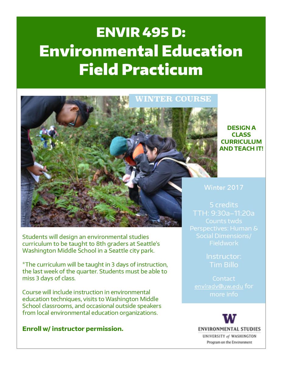 uwpoe's tweet photo. Open spaces in #TimBillo's #EnvironmentalEducation course! #coolcourses #handsonlearning https://t.co/Ns9hAjpQA8