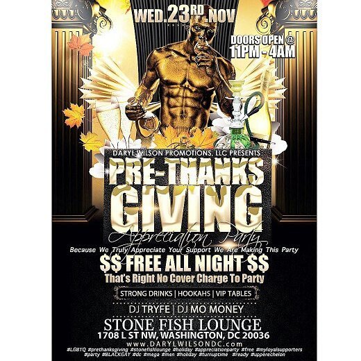 DCGayEvents's tweet image. From @im_darylwilsondc
A FREE MAJOR HOLIDAY PARTY FOR #DC  DARYL WILSON PROMOTIONS PRESENT… ift.tt/2fEtbIp