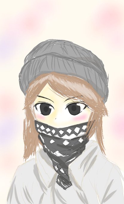 ネックウォーマーのtwitterイラスト検索結果