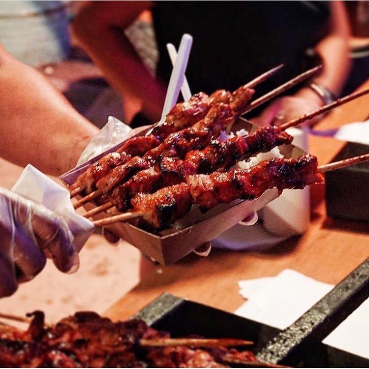#Hoypinoy bbq skewers right now at #Melbourne #nightnoodlemarket and arriving in Auckland for <a href="/nightnoodlesnz/">Night Noodle Markets</a> in only 11 days!