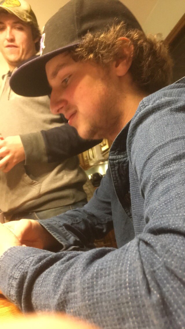 jasonlampert's tweet photo. How about this curly headed fuck @JesseHaggith1 https://t.co/7AnwBFJj0h