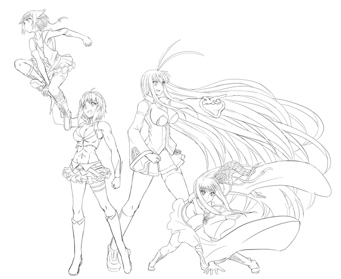 純粋戦闘力の高い4人。 