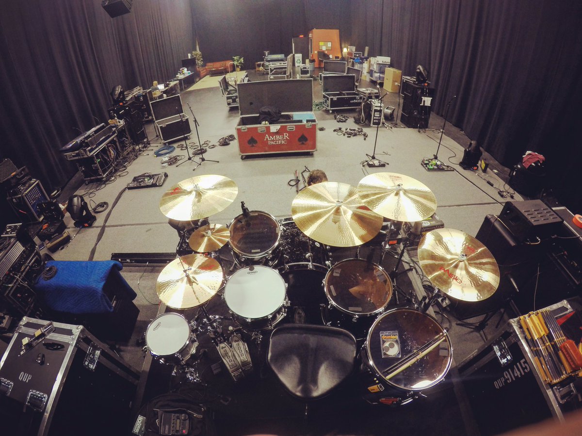 DangoEmpire's tweet photo. @ScottStapp rehearsals start tomorrow for the final leg of the #ProofofLifeTour @dwdrums @EvansDrumheads @promarksticks @PaisteNation https://t.co/bX7k1kG5gy