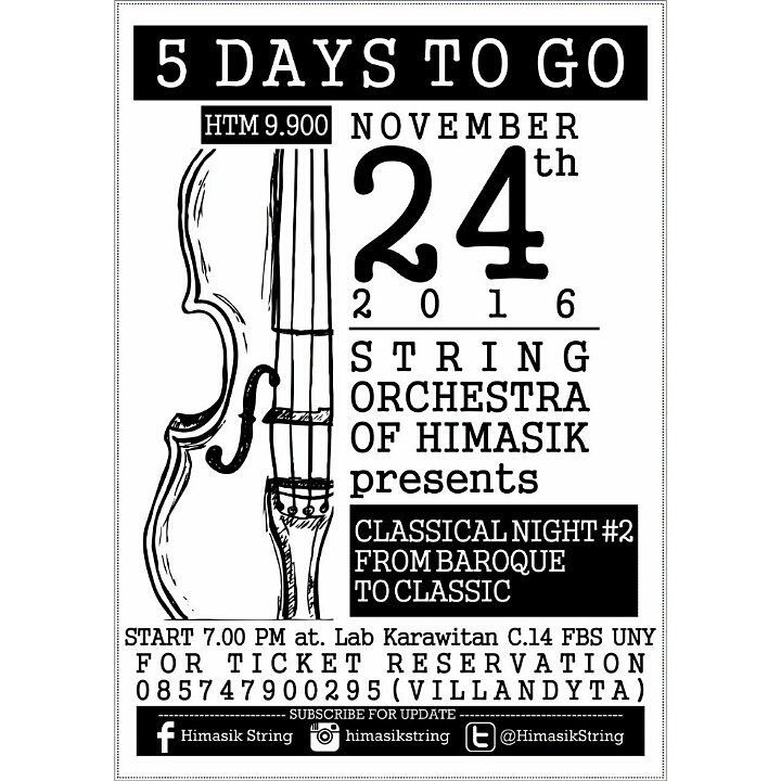 HimasikString's tweet image. Nah ini dia.. silahkan di pesan tiketnya . Jangan sampai kehabisan.   
Terima kasih 😊