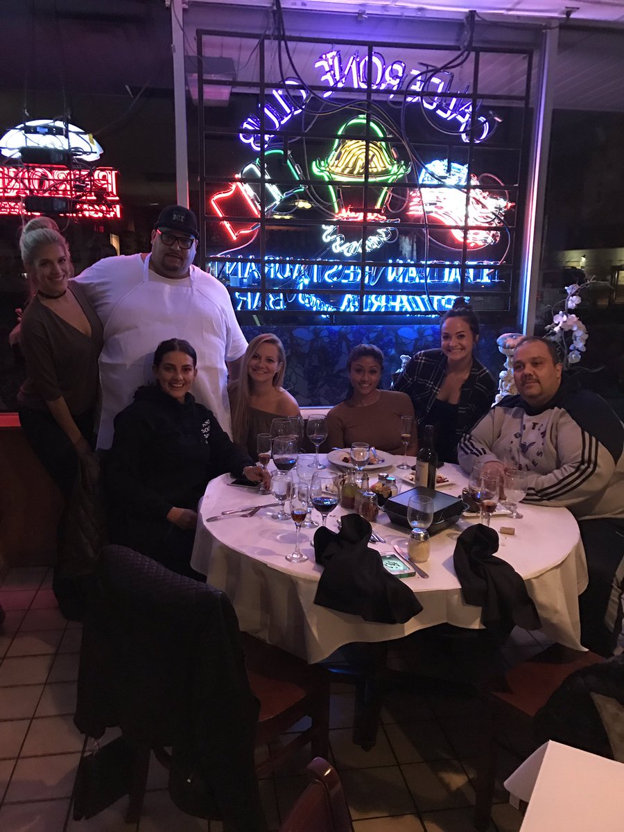 My brother from another mother Tony .S brought his body guards in for dinner!