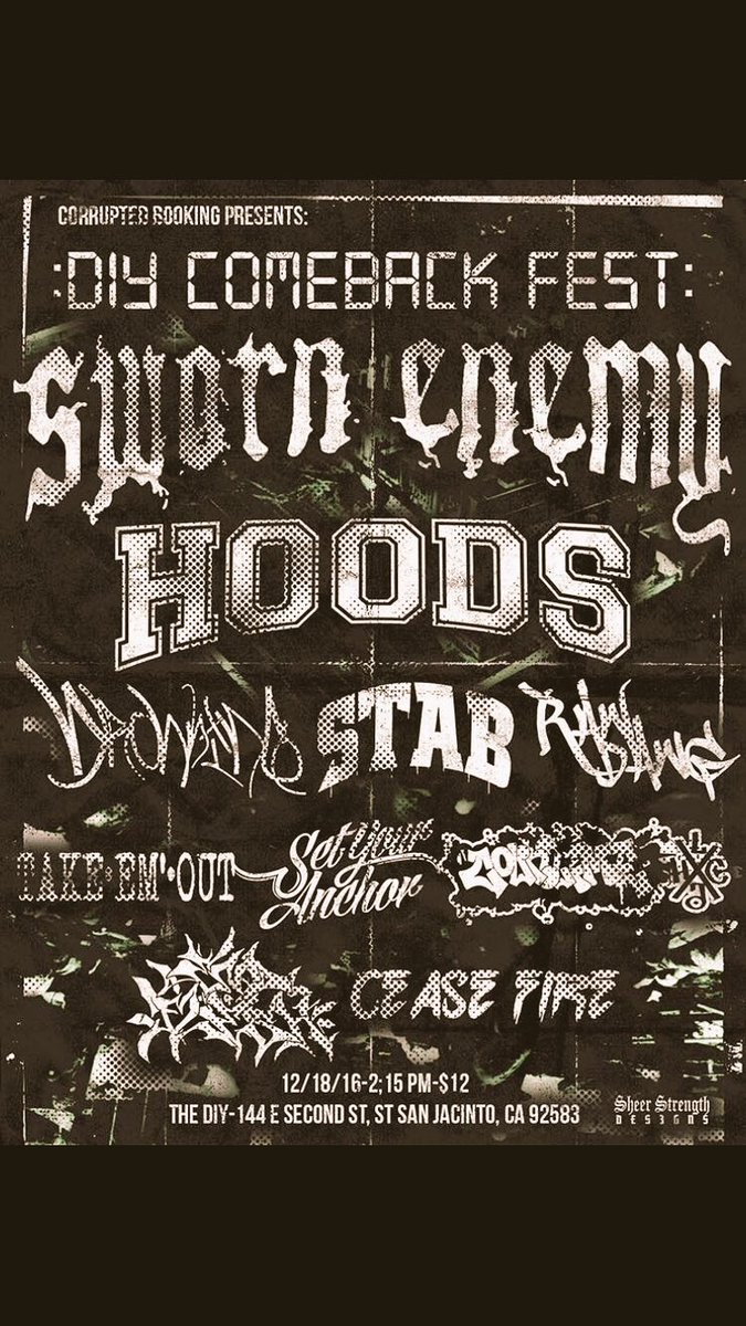 theDIY_'s tweet photo. Right around the corner!!! Get your tickets!!! Show up!!! And have a good time. https://t.co/tBxFuH2saD