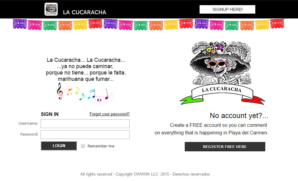 lacucaracha_pdc's tweet image. Are you coming to #PlayadelCarmen? - Don't forget to Join Free laCucaracha.com.mx to comment with other local tourists about the place