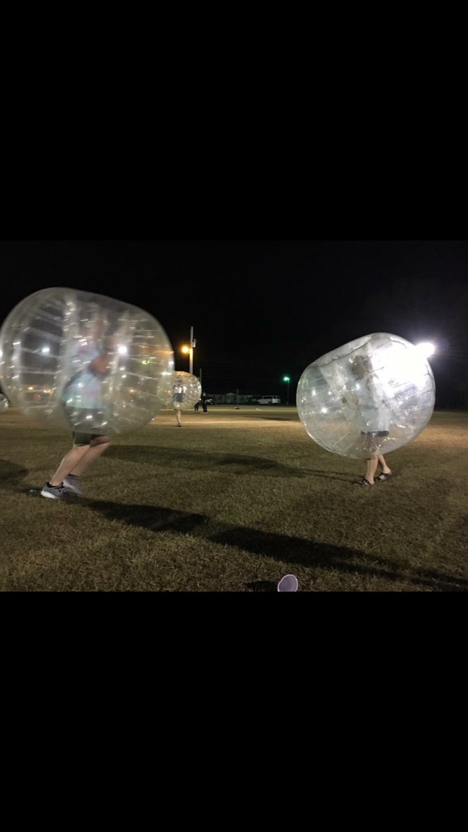 TjLundy's tweet photo. "When they go low, We go high."-Michelle Obama
I think she was referring to knockerball!!  #YouthNight  #CRSNOW @CRS_students https://t.co/PKxc0jkota