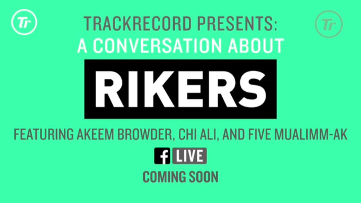 facebook.com/trackrecord/vi… #CallingALLVoices #Rikers @trackrecord Tune In