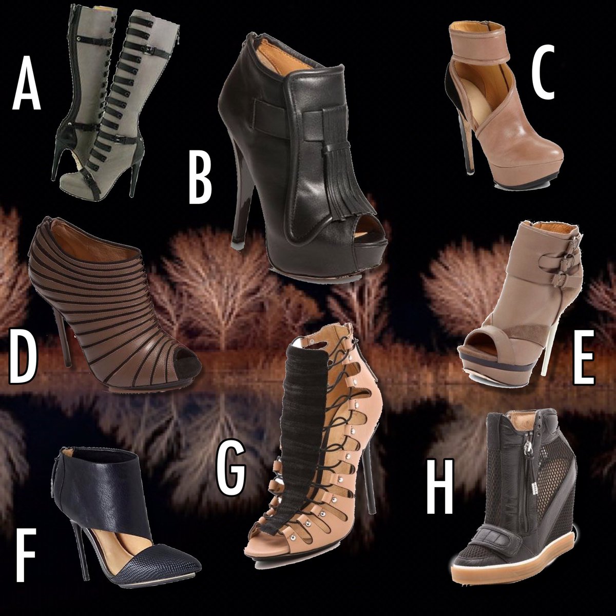 #Fall #Friday #night #fashion Which @LAMBfashion #shoes do you choose? 🍂 @gwenstefani #fridaynightfashion #truth
