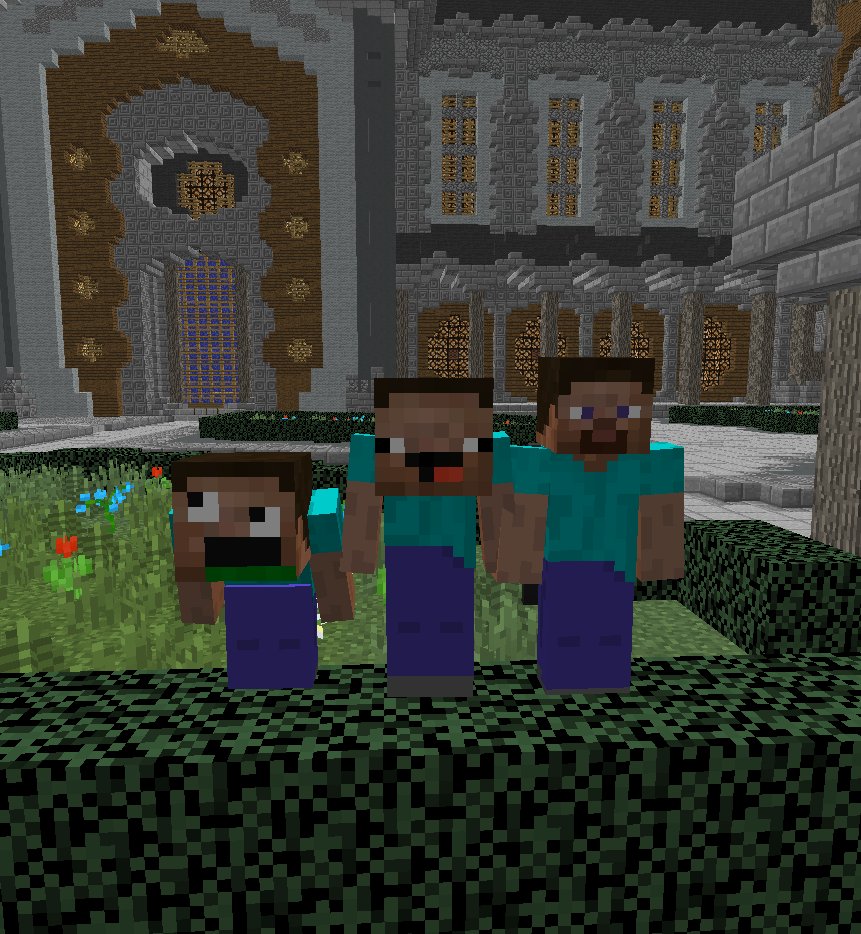 hackusating's tweet image. Staircase of steves.