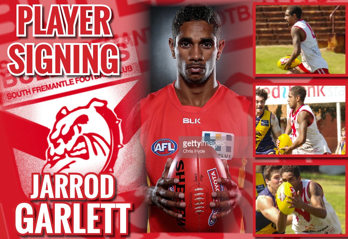 SFFCBulldogs's tweet photo. PLAYER SIGNING| Welcome back to Jarrod Garlett from @GoldCoastSUNS for next two #WAFL seasons #WAFooty #SFFC16 https://t.co/tOzQ7GnJTY