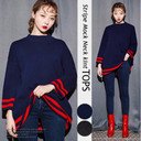 kfashioninfo's tweet photo. #韓国ファッション #bluepops #モード系 #フリル 配色ラインポイントルーズニット 【BLUEPOPS】ブルーポップス【10,00… [楽天] https://t.co/dcKEaacnGr #RakutenIchiba https://t.co/N1Wl6P7fAl