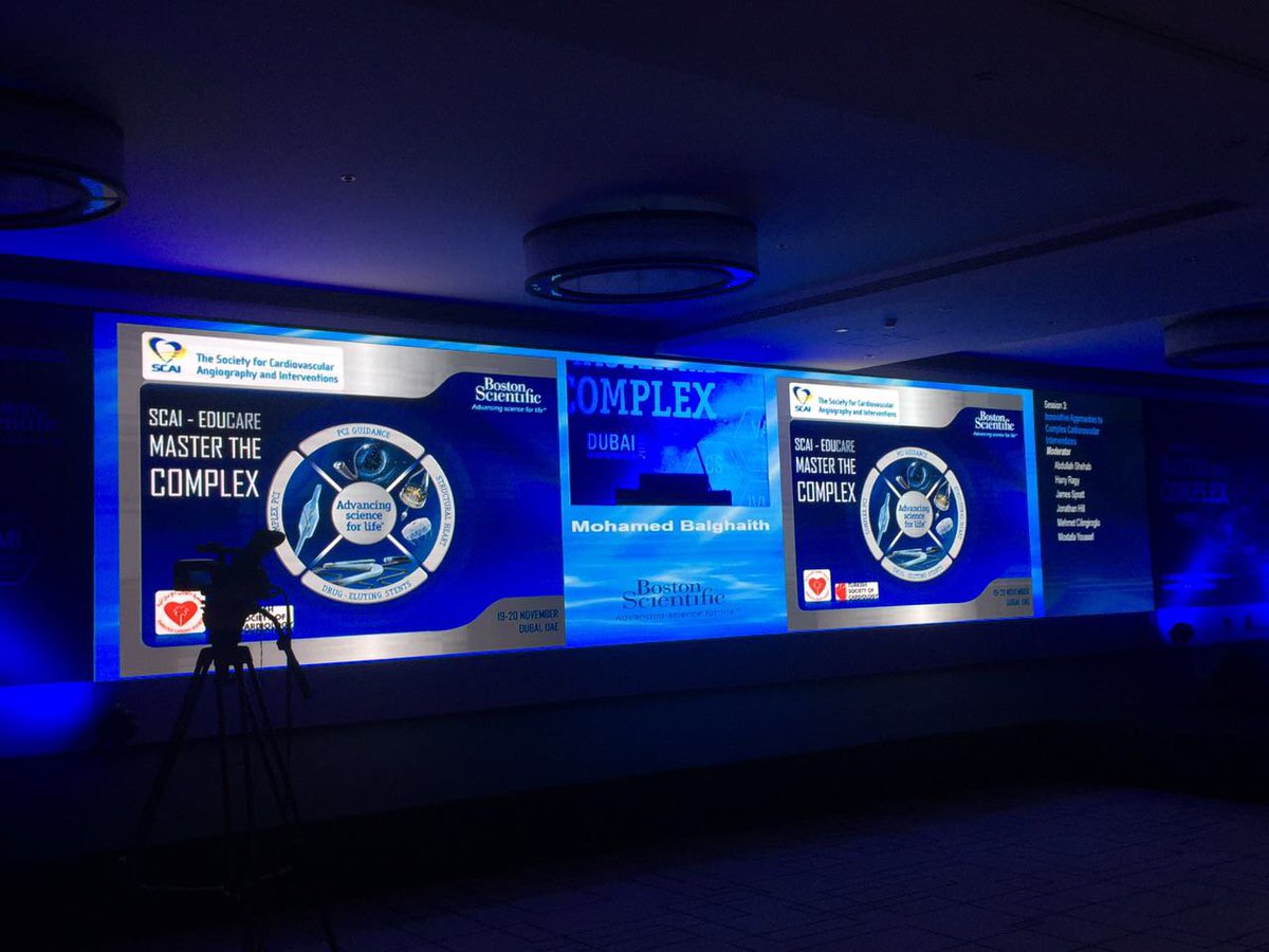 BSCEDUCARE's tweet photo. SCAI EDUCARE Master The Complex Forum 2016 begins in Dubai. #MTC2016 https://t.co/Q4hbjDvLXi