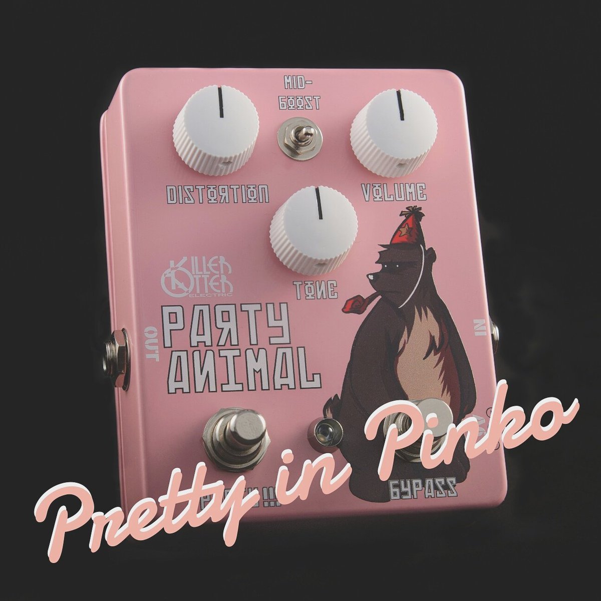 Pink fuzz is the best fuzz.

All of your favorite green Russian sounds in a pretty pink package.  Get 'em at killerotterelectric.com