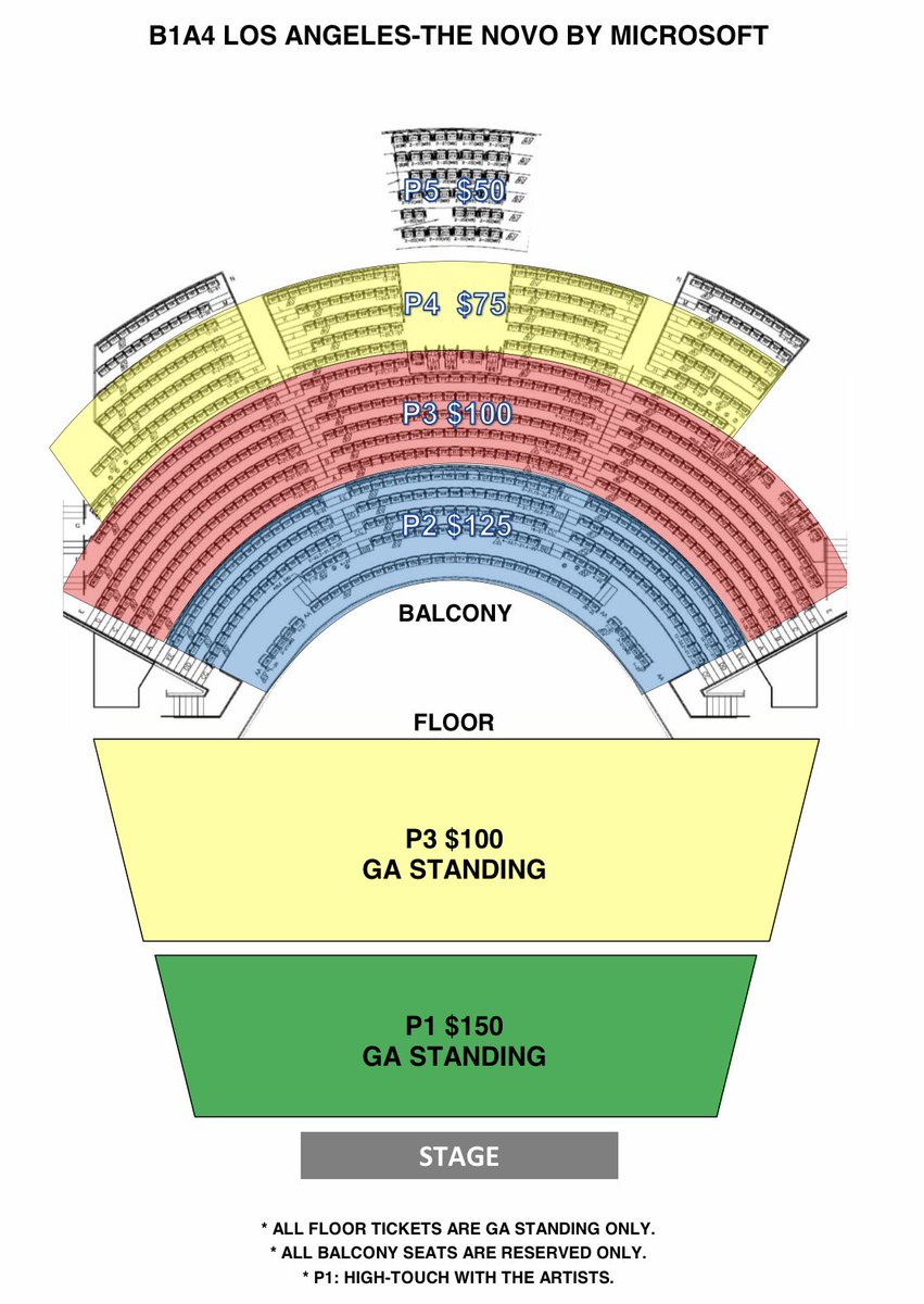 Novo By Microsoft Seating Chart