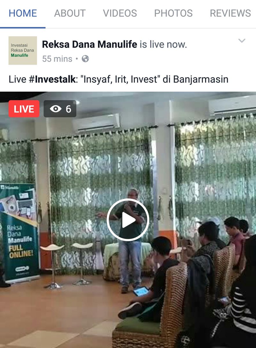 ManulifeRD's tweet photo. Reksa Dana itu apa sih? Simak penjelasannya langsung dari Pak Putut Andanawarih di live streaming Facebook Page MAMI. #Investalk #klikMAMI https://t.co/63ziB8KgZE