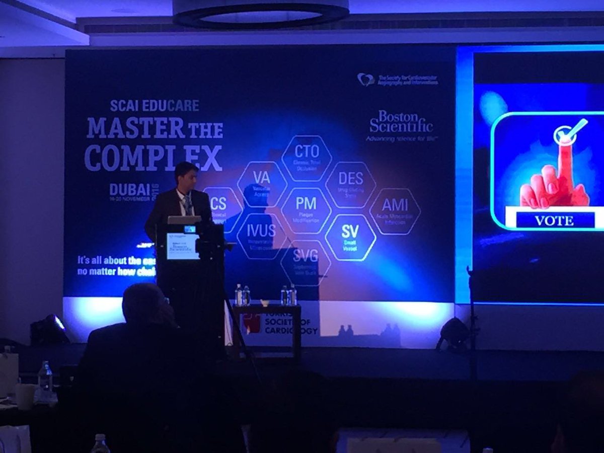 BSCEDUCARE's tweet photo. Dr. Badar Ahad from Pakistan shares a challenging case of Coronary Pseudo-Aneurysm. #MTC2016 https://t.co/W4hlC8ys9u