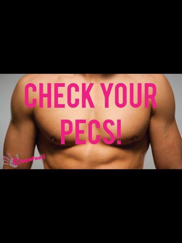 #InternationalMensDay 2016, raising awareness for signs and symptoms of breast cancer in men, if in doubt get checked #checkyopecs