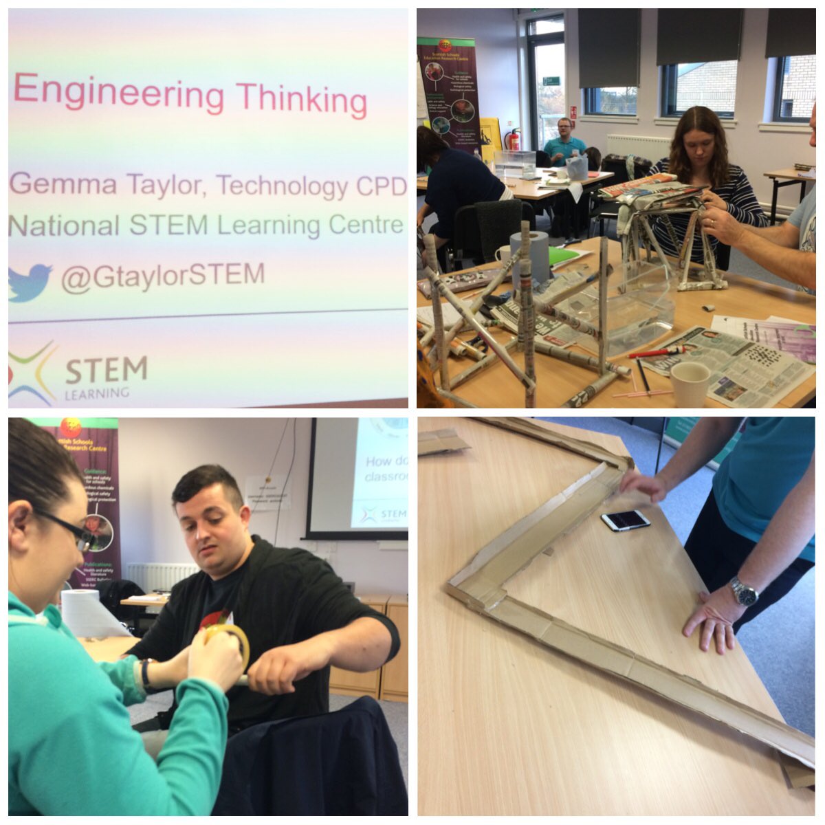 GTaylorEDU's tweet image. Met some ace teachers this morning at @SSERCtechnology! Lots of #engineeringthinking @STEMLearningUK