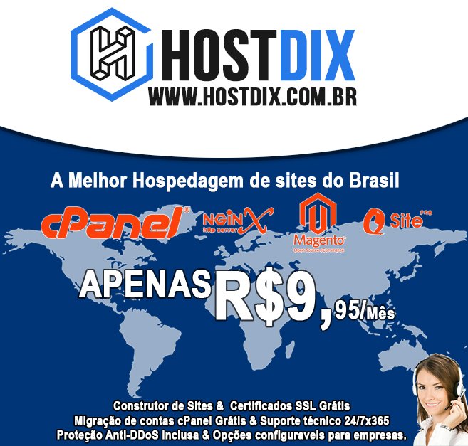 hostdix's tweet photo. Planos de Hospedagem de sites com certificado SSL Grátis a partir de R$9,95 mensais.
Confira: https://t.co/QjcEVn6BH3
#Hostdix #Host #cPanel https://t.co/Cj2ytlt1yb
