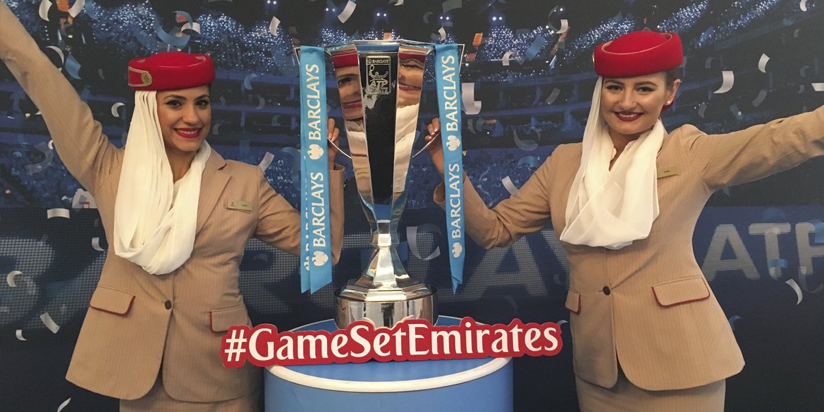 emirates's tweet photo. We're ready for the Barclays @ATPWorldTour Finals semi-finals, it's going to be tense! Will you be watching? #GameSetEmirates #ATPFinals https://t.co/bb8mZt8xpp