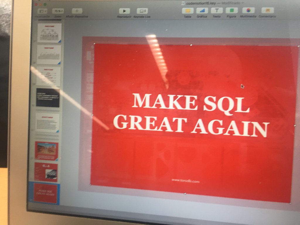 david_bonilla's tweet image. Deck finished! See you at 18:30 (Track 1) #codemotion2016