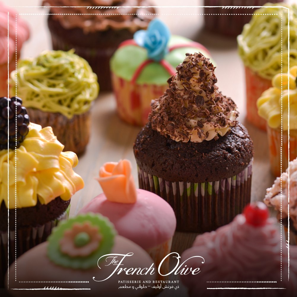 FrenchOliveDoha's tweet photo. أيهم تفضلون؟ These cupcakes will win you over. #TheFrenchOlive #Doha #Qatar #Weekend #Dessert #Cupcake #Sweets #ItalianFood #Restaurant https://t.co/rDI4J9iOra